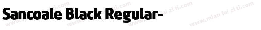 Sancoale Black Regular字体转换